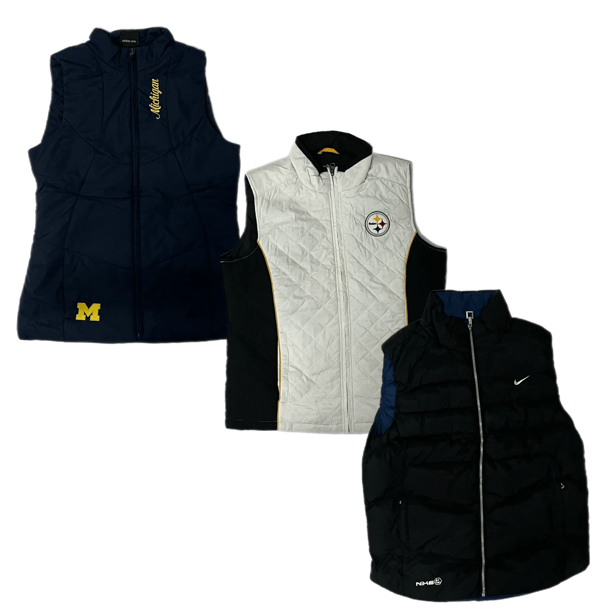 10X BRANDED PUFFER GILETS