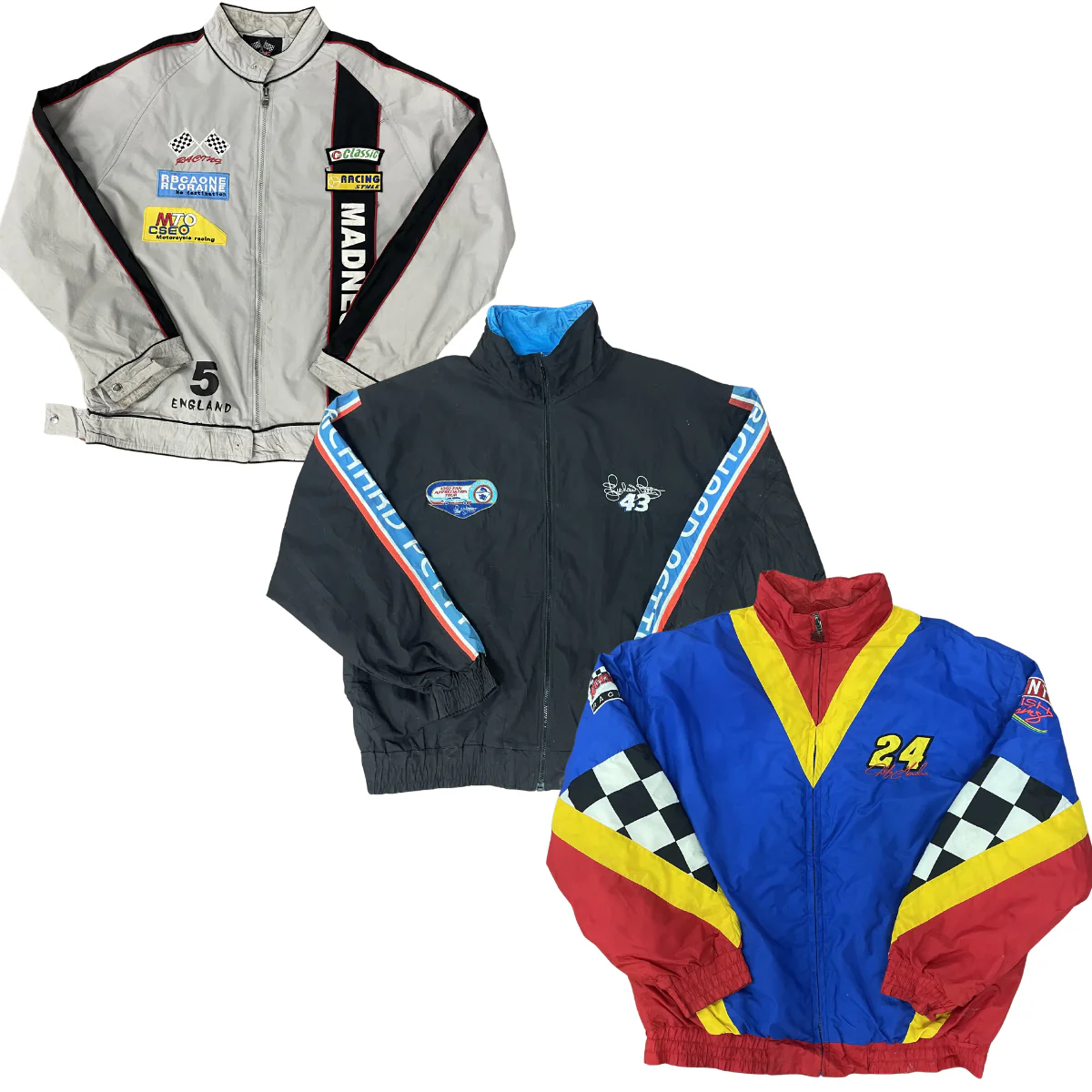 12X NASCAR LIGHT JACKETS