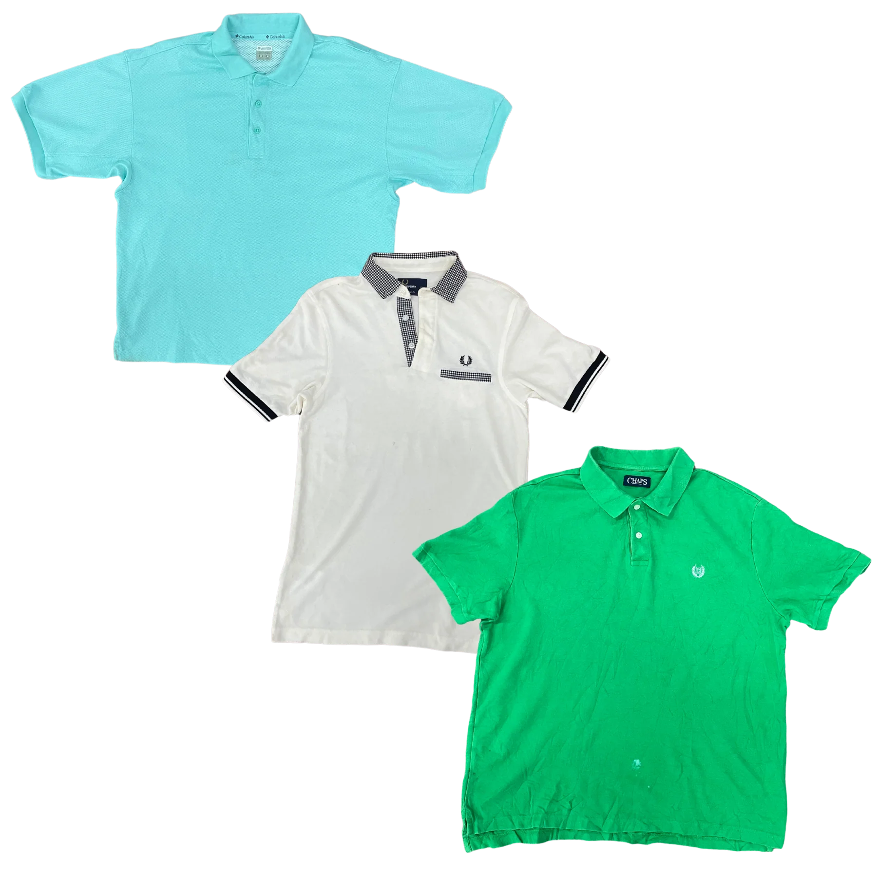 50X BRANDED COLLAR T-SHIRTS GRADE B