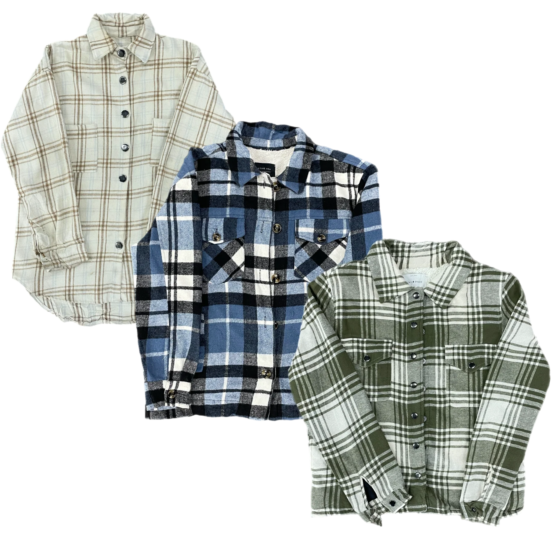 40X LADIES HEAVY FLANNEL SHIRTS