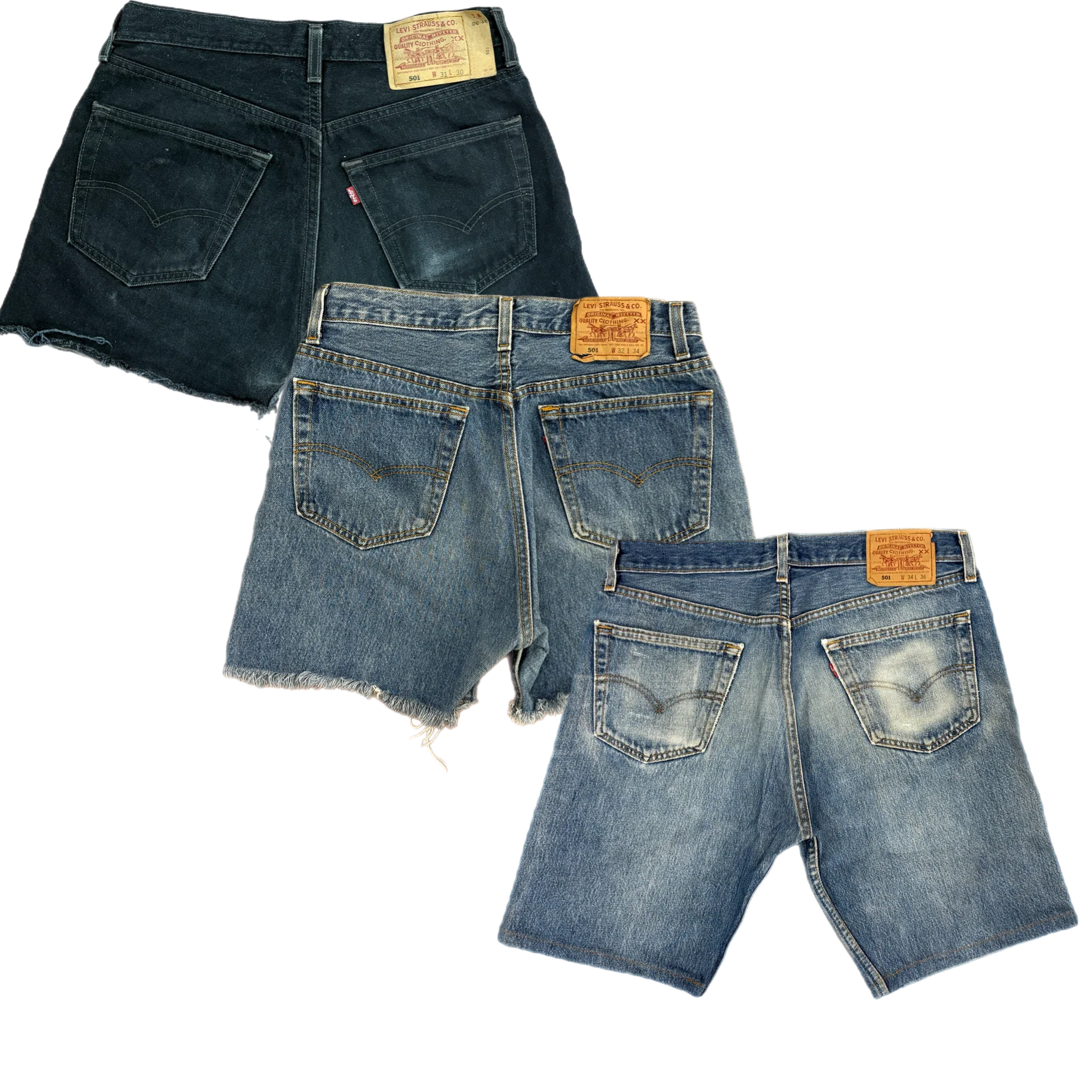 50X LEVI'S 501 SHORTS GRADE B/C