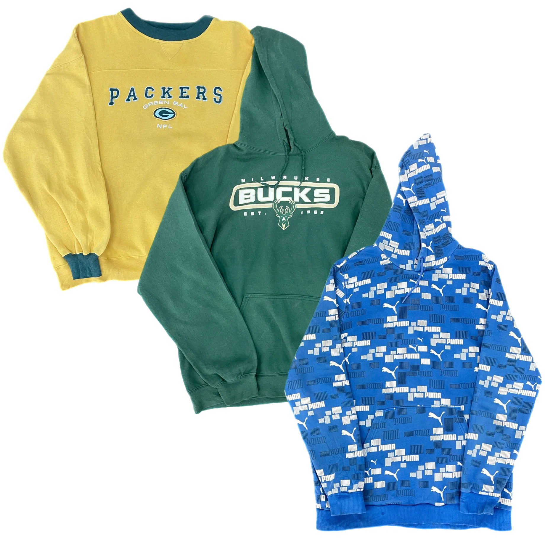50X MIXED BRAND SWEATSHIRTS AND HOODIES (GRADE B)