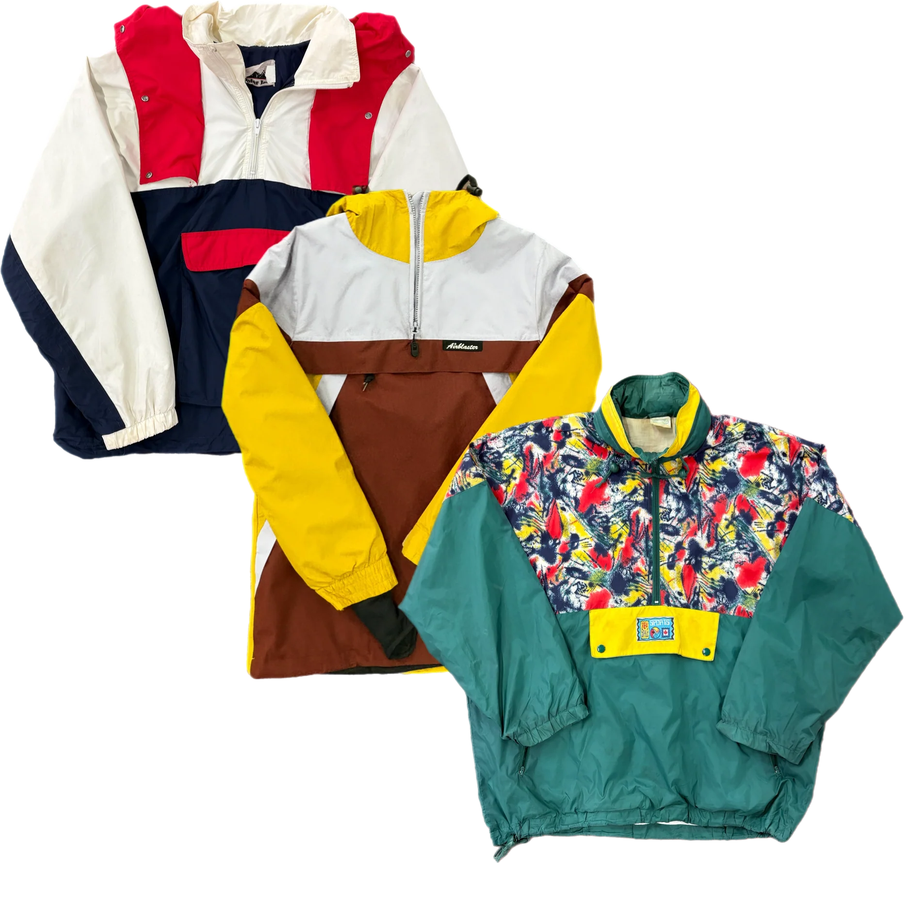 50X UNBRANDED VINTAGE WINDBREAKERS