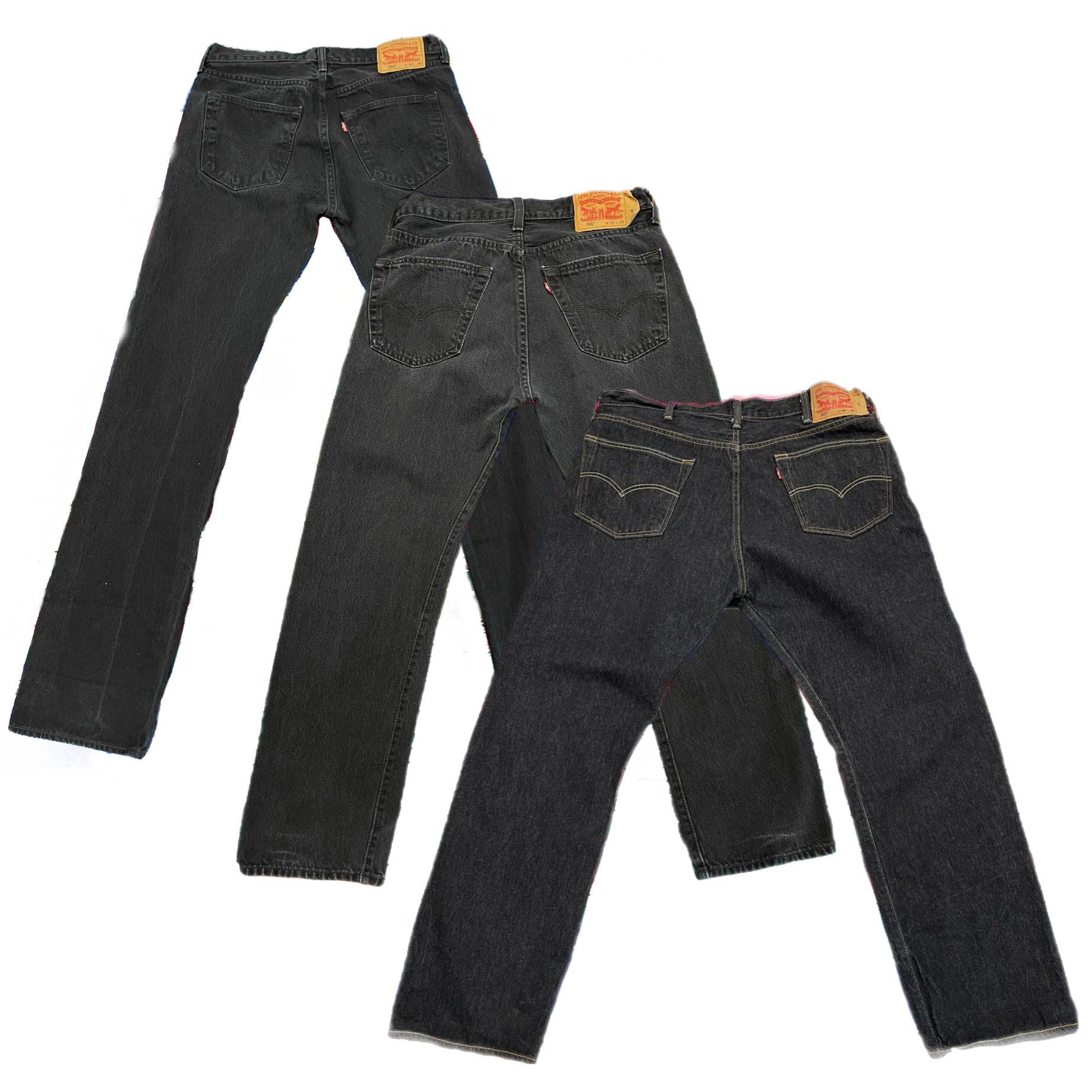 50X 501 BLACK PANTS