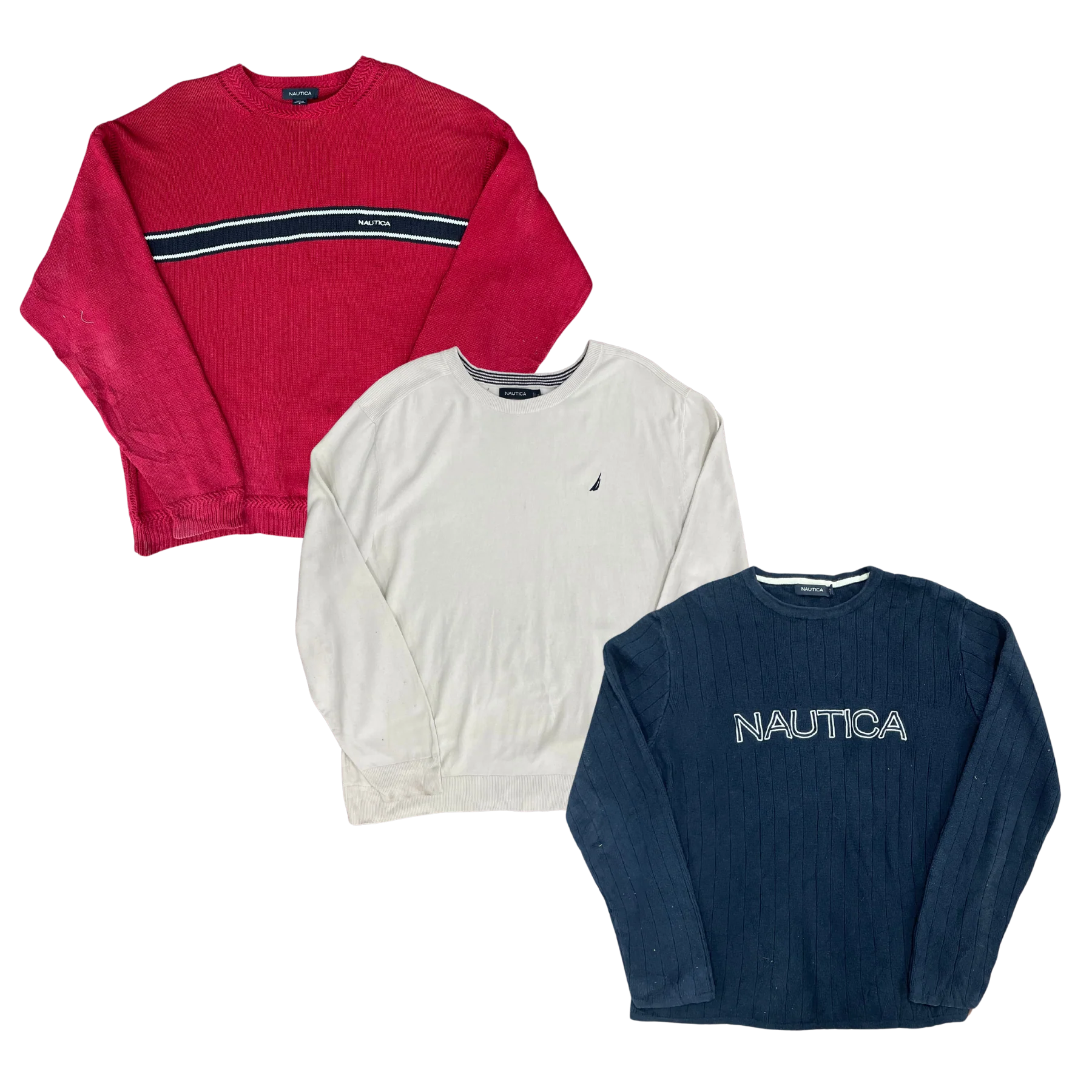 25X NAUTICA ROUND NECK SWEATER