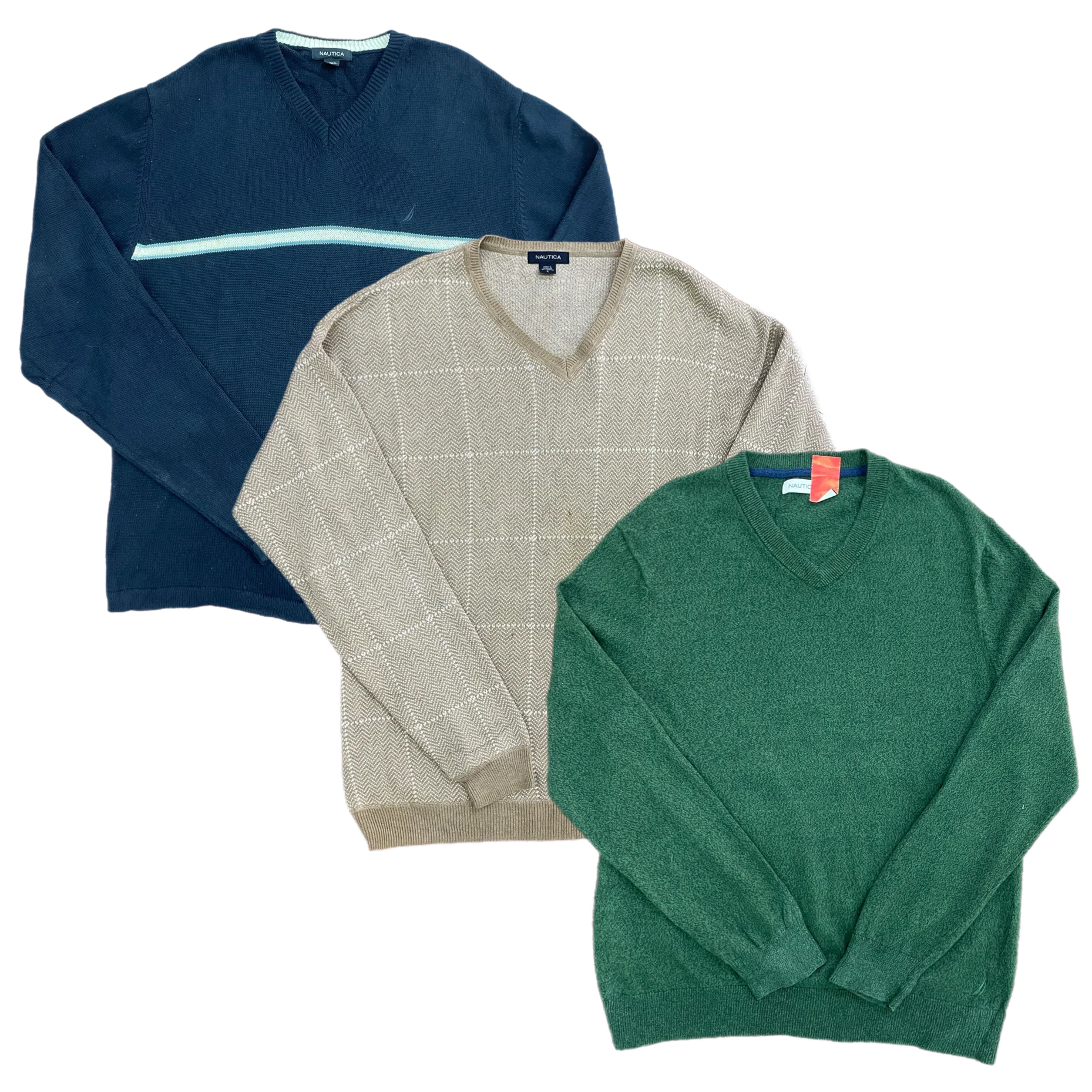 40X NAUTICA V-NECK SWEATERS
