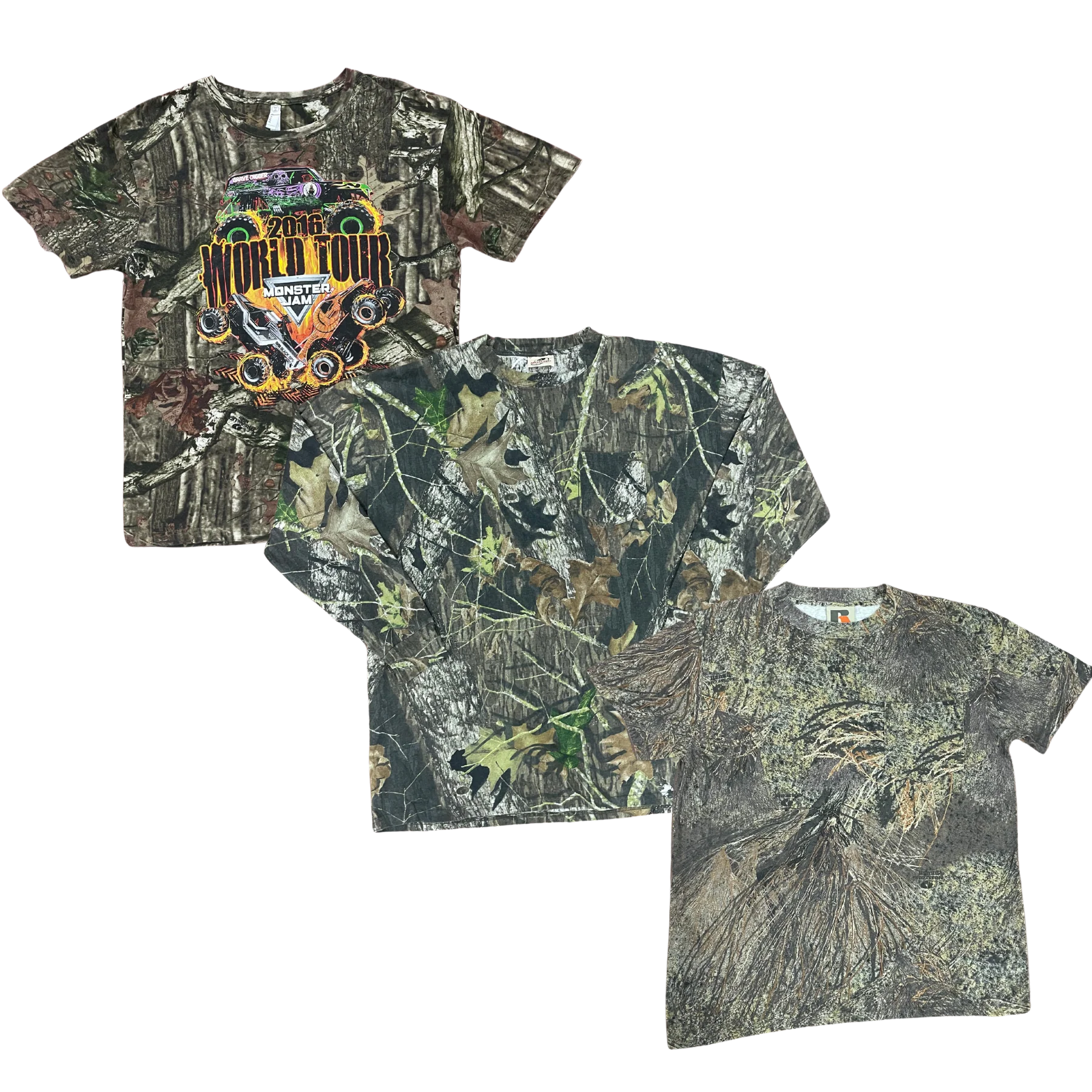 100X REALTREE STYLE T-SHIRTS