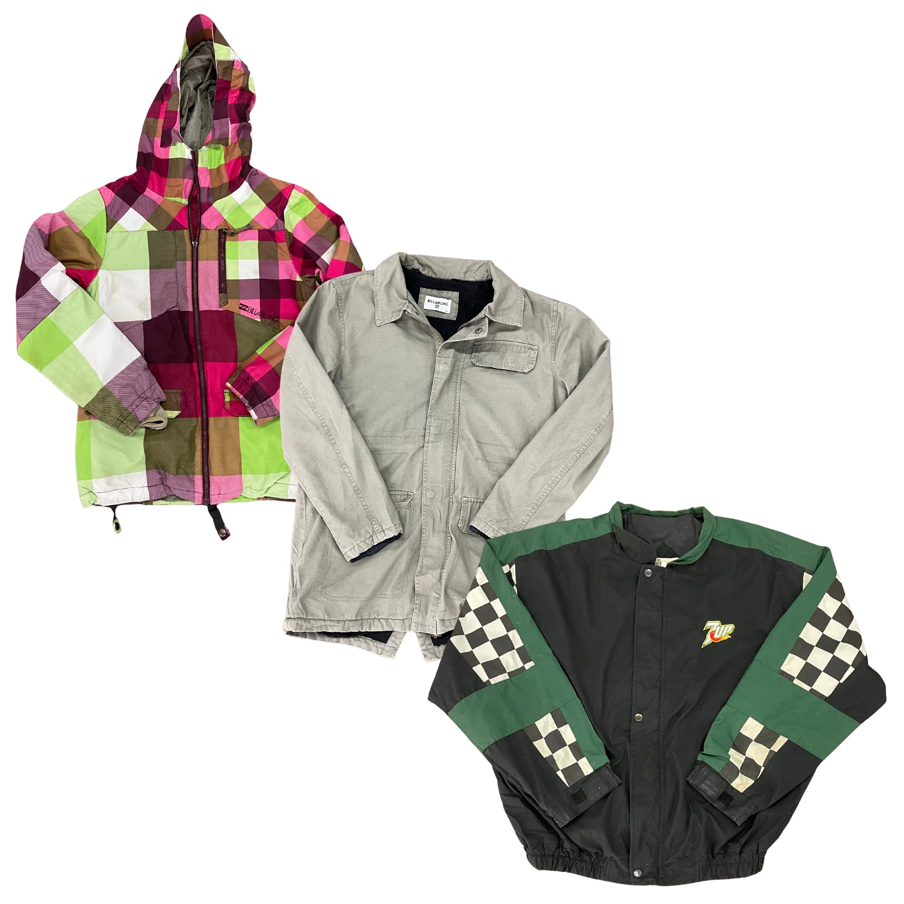 25X QUIK SILVER & BILLABONG COATS
