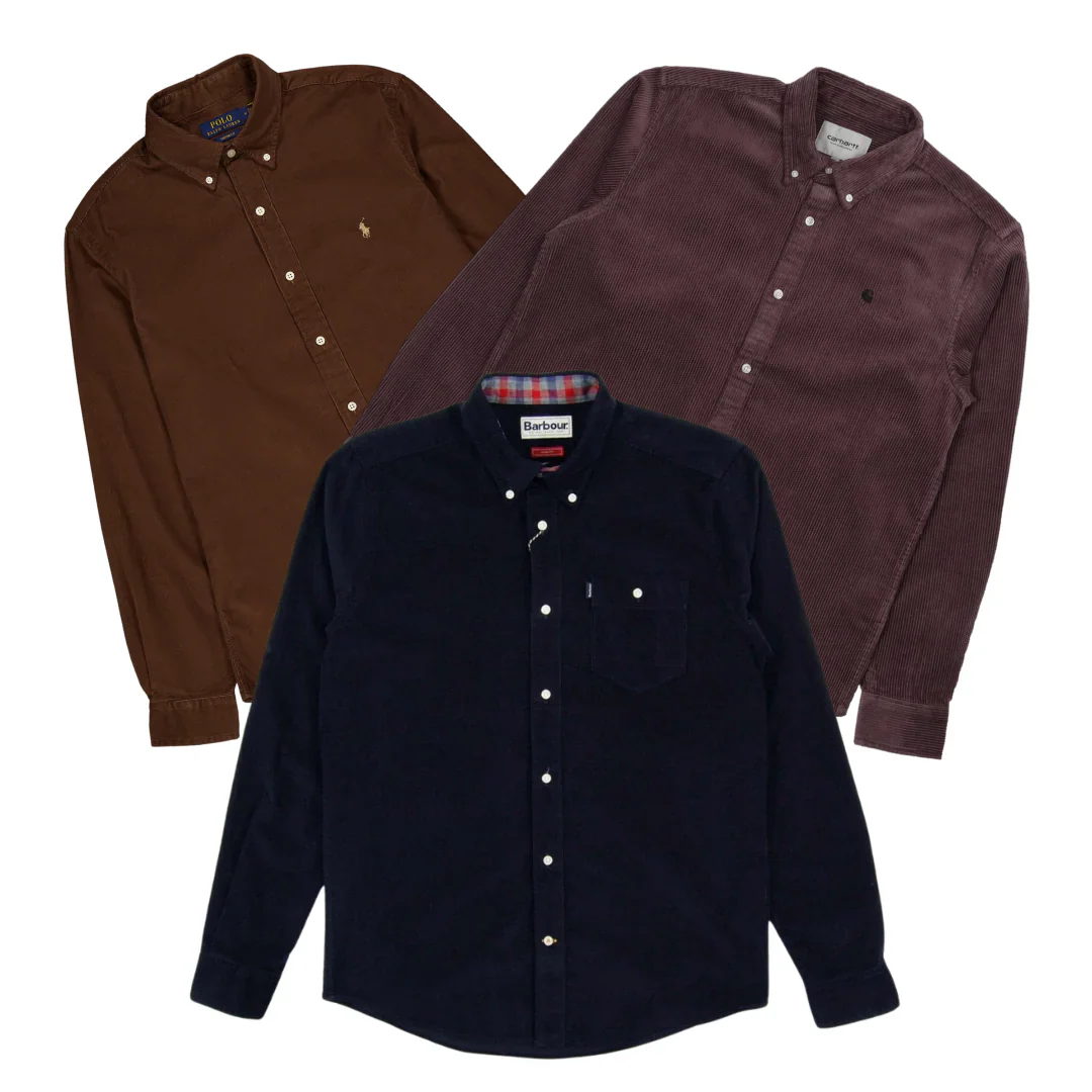 50X MIXED BRAND CORDUROY SHIRTS